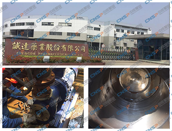 中成泵業赴誠達藥業技術服務總結